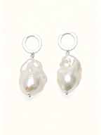 Natural Baroque Drop Earrings