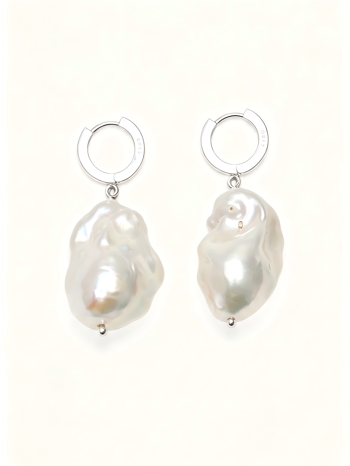 Natural Baroque Drop Earrings