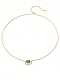 Fashion Minimalist Zircon Necklace
