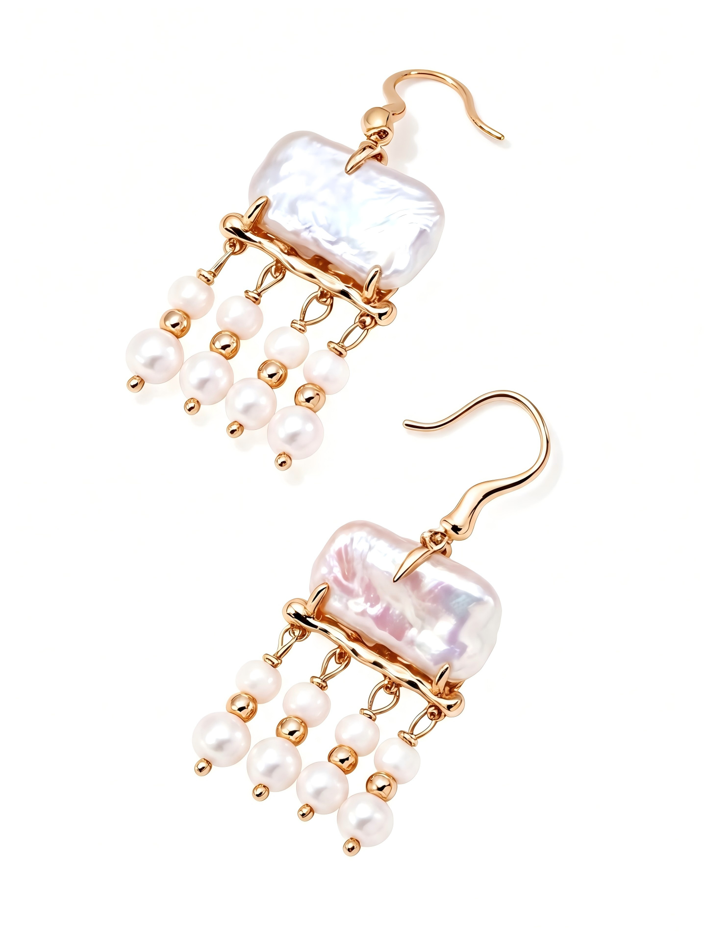 Tassel Mother-of-Pearl Earrings