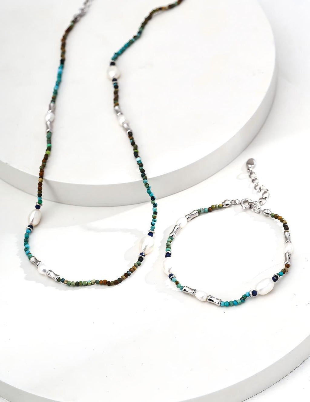 Minimalist Lapis Lazuli Turquoise Necklace