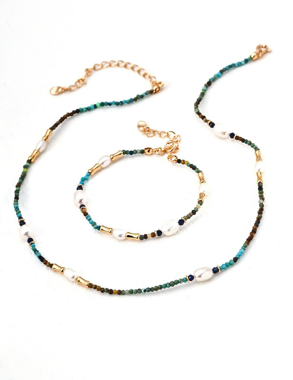 Minimalist Lapis Lazuli Turquoise Necklace